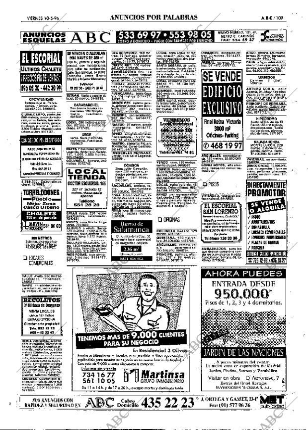 ABC MADRID 10-05-1996 página 109