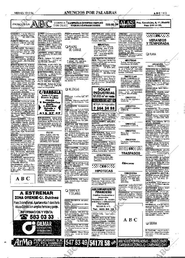 ABC MADRID 10-05-1996 página 113