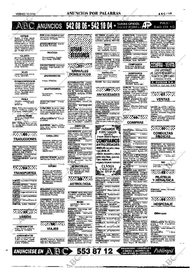 ABC MADRID 10-05-1996 página 119