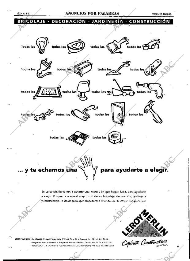 ABC MADRID 10-05-1996 página 122