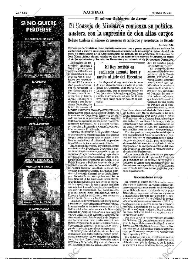 ABC MADRID 10-05-1996 página 24