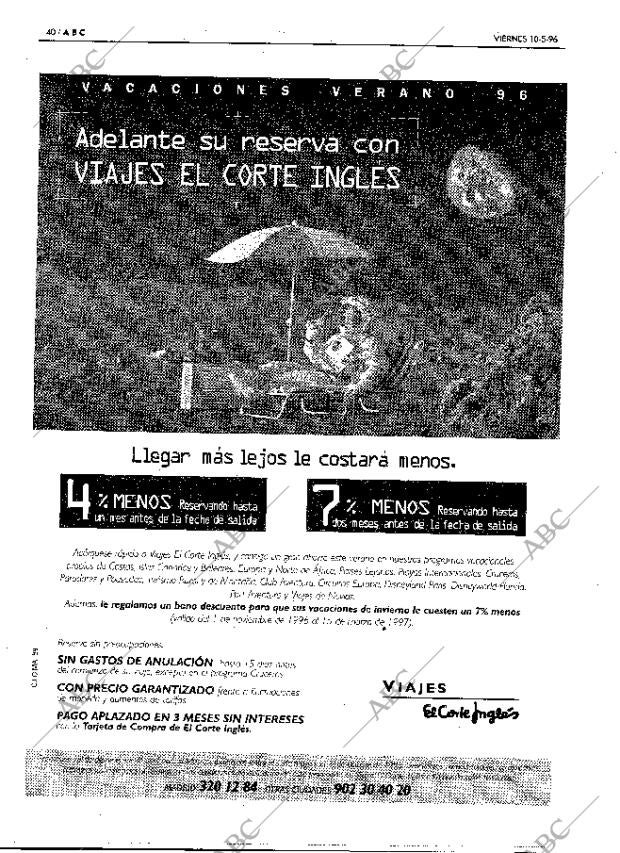 ABC MADRID 10-05-1996 página 40