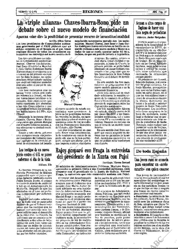 ABC MADRID 10-05-1996 página 61