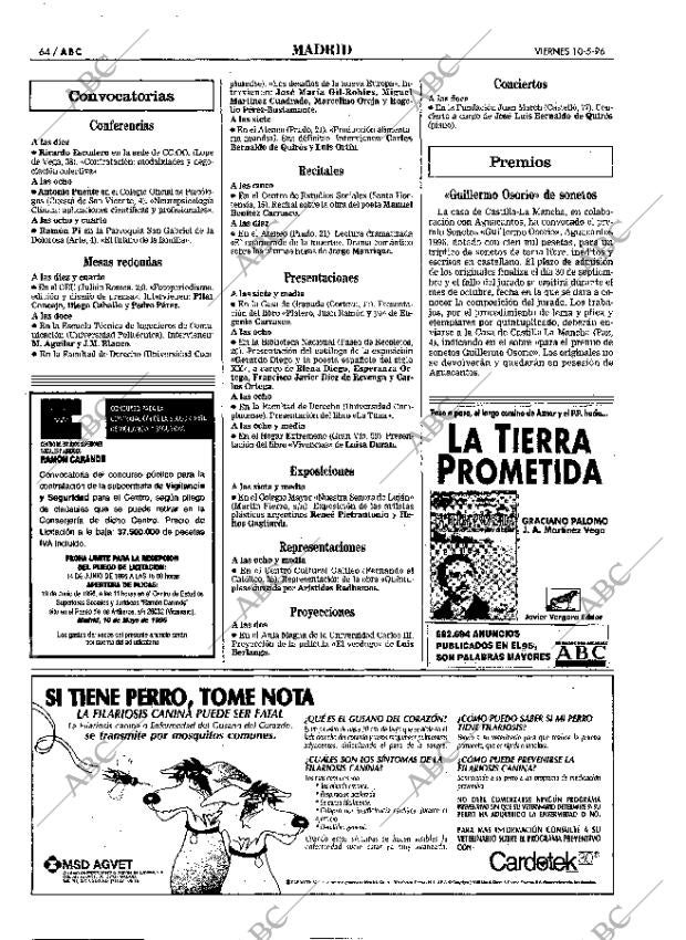 ABC MADRID 10-05-1996 página 64