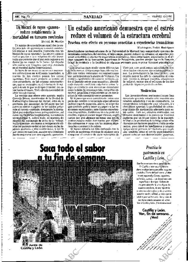 ABC MADRID 10-05-1996 página 74