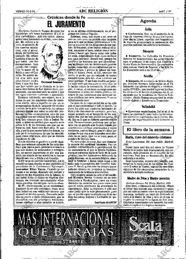 ABC MADRID 10-05-1996 página 77