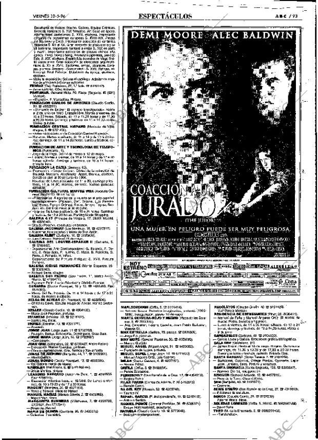 ABC MADRID 10-05-1996 página 93
