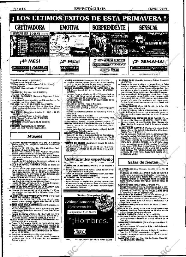 ABC MADRID 10-05-1996 página 94