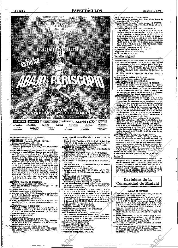 ABC MADRID 10-05-1996 página 96
