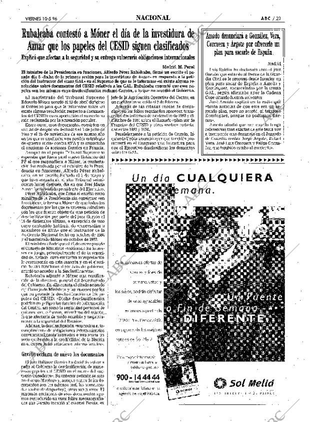 ABC SEVILLA 10-05-1996 página 23