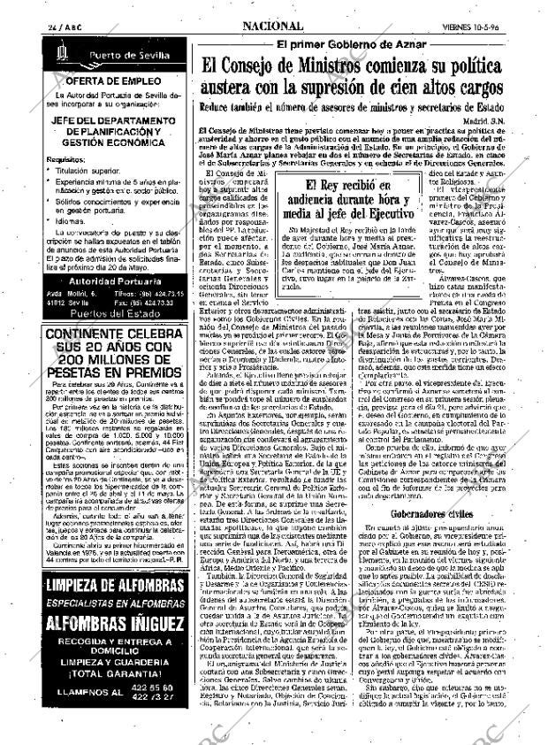 ABC SEVILLA 10-05-1996 página 24