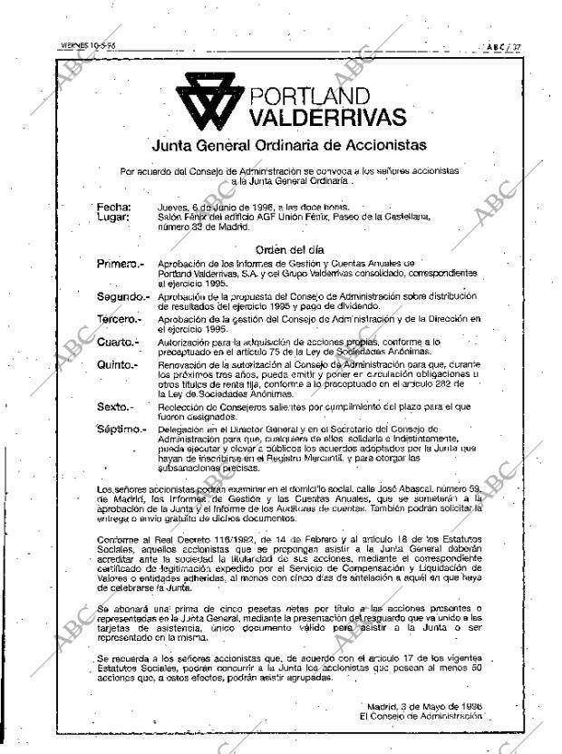 ABC SEVILLA 10-05-1996 página 37