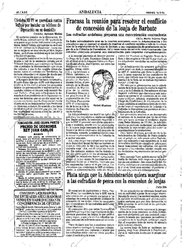 ABC SEVILLA 10-05-1996 página 40