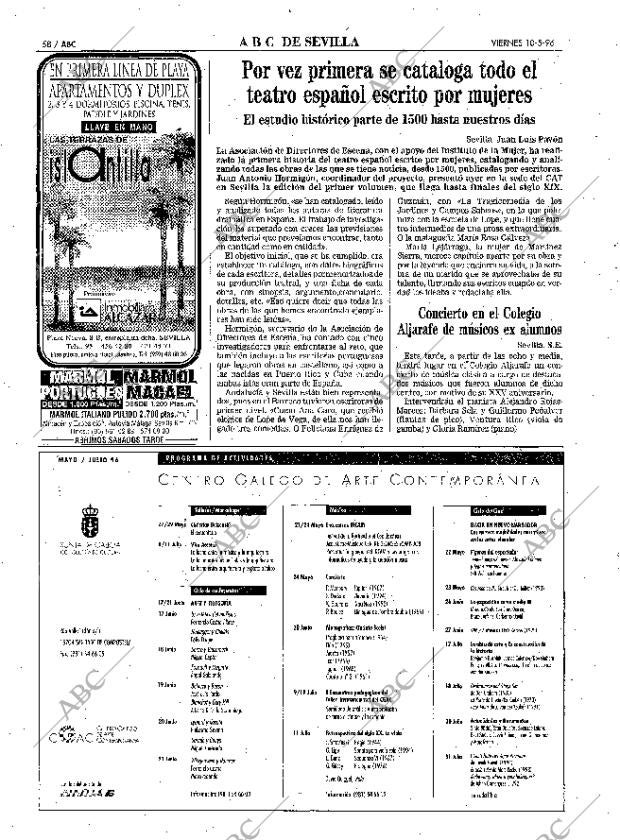 ABC SEVILLA 10-05-1996 página 58