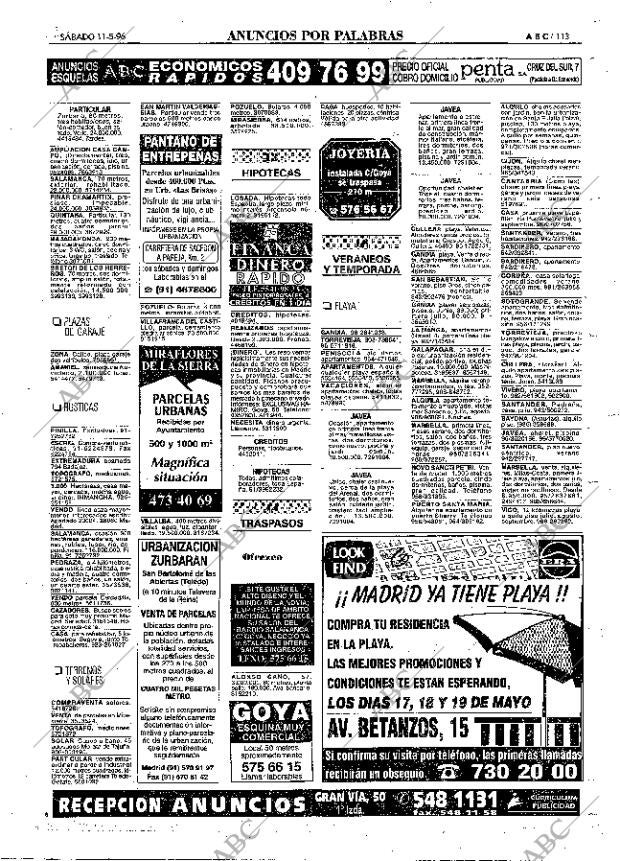 ABC MADRID 11-05-1996 página 113