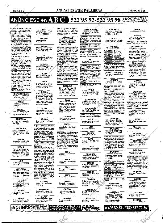 ABC MADRID 11-05-1996 página 116