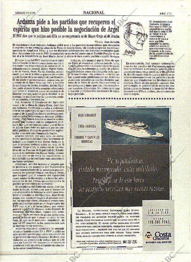 ABC MADRID 11-05-1996 página 33