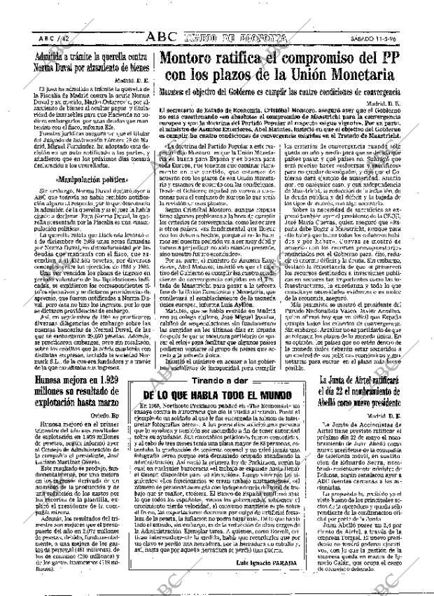 ABC MADRID 11-05-1996 página 42
