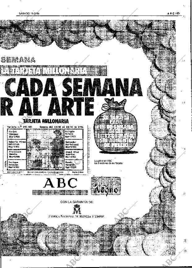 ABC MADRID 11-05-1996 página 85