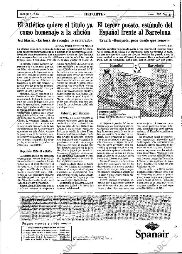 ABC MADRID 11-05-1996 página 89