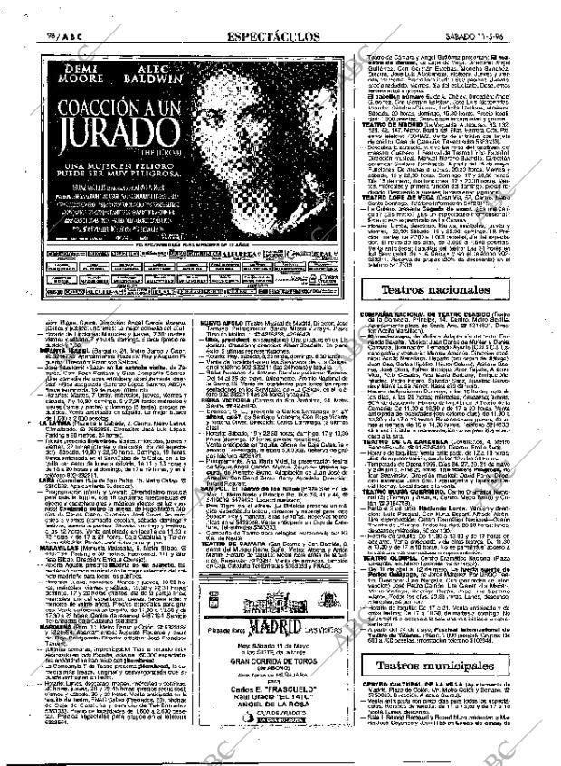 ABC MADRID 11-05-1996 página 98
