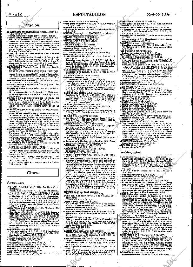 ABC MADRID 12-05-1996 página 108