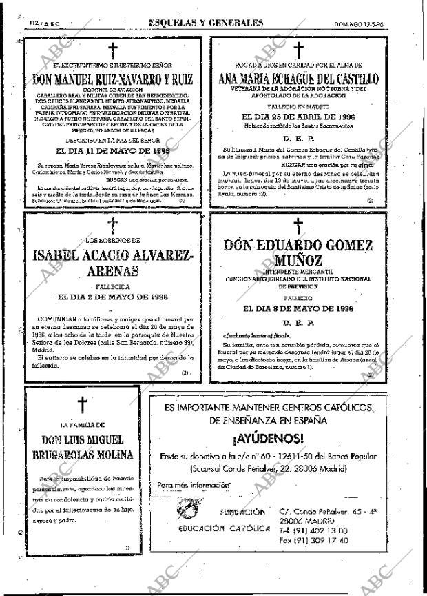 ABC MADRID 12-05-1996 página 112