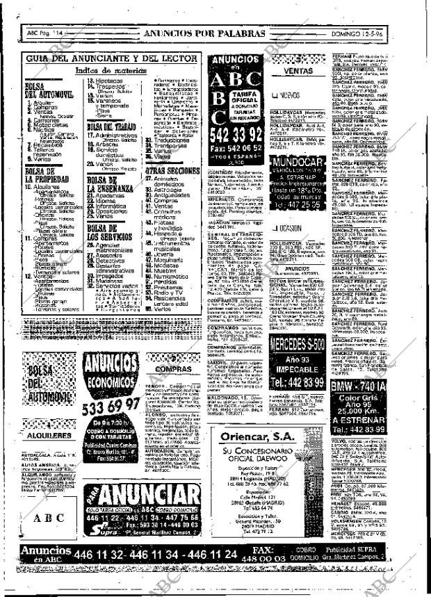 ABC MADRID 12-05-1996 página 114