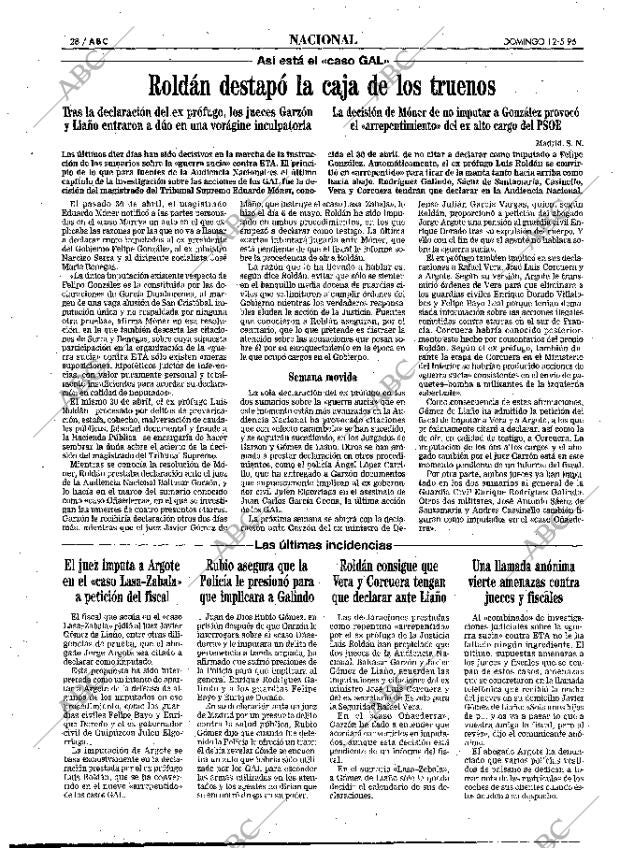 ABC MADRID 12-05-1996 página 28