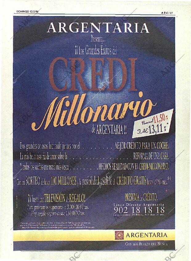 ABC MADRID 12-05-1996 página 61