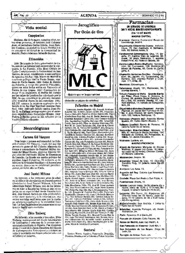 ABC MADRID 12-05-1996 página 70