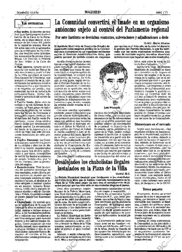 ABC MADRID 12-05-1996 página 71