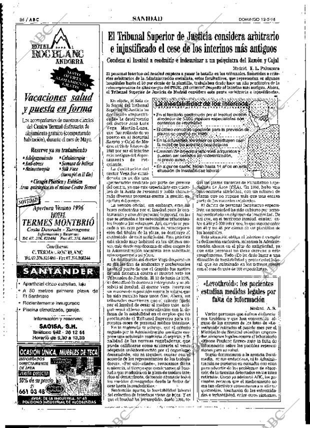 ABC MADRID 12-05-1996 página 86