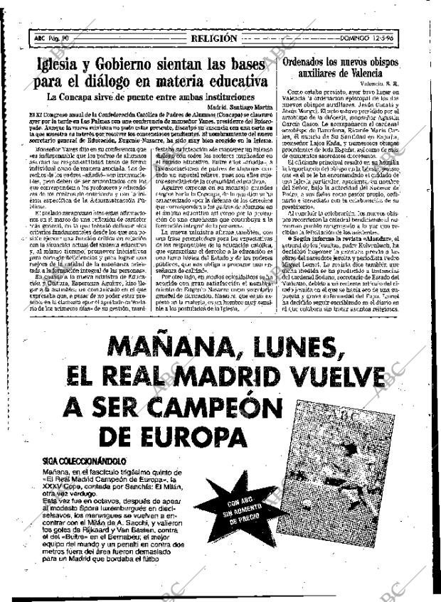 ABC MADRID 12-05-1996 página 90