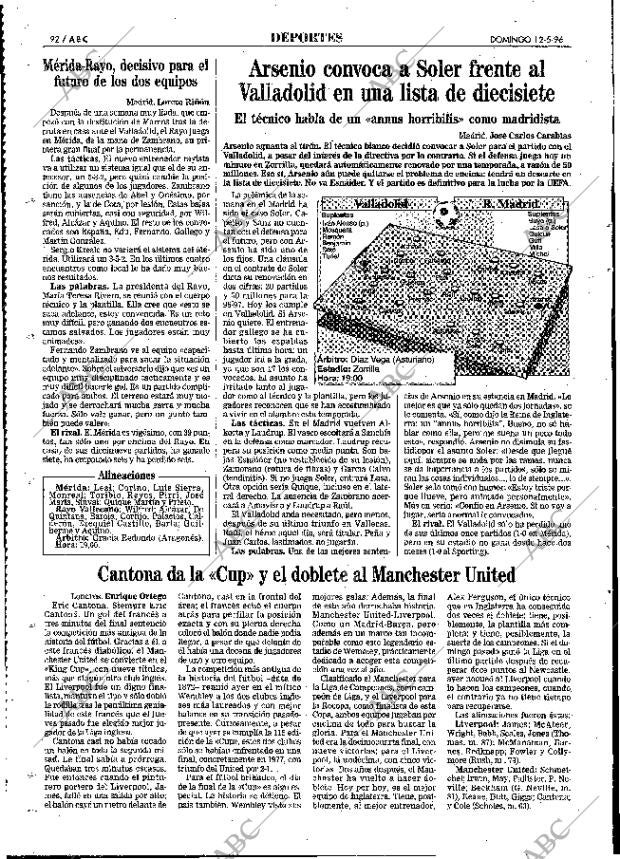 ABC MADRID 12-05-1996 página 92