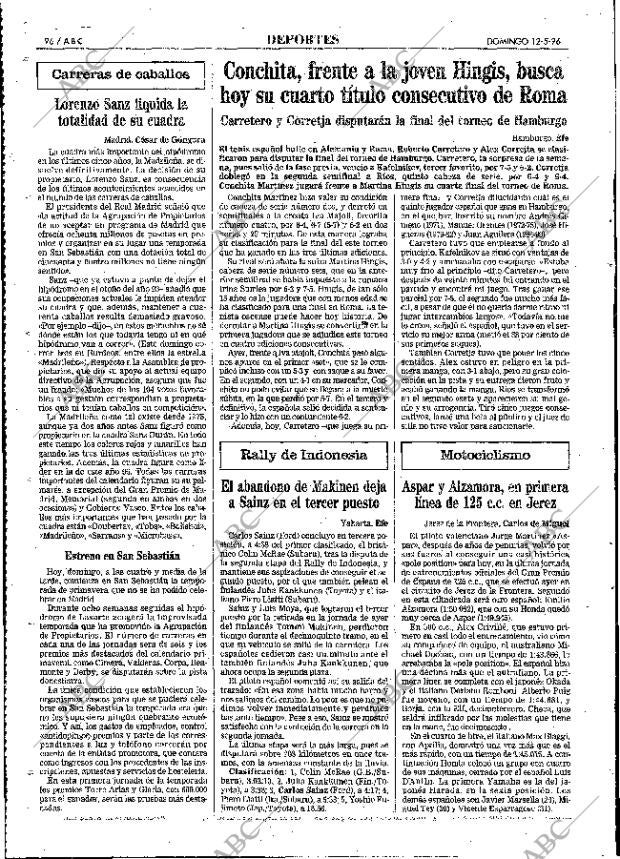 ABC MADRID 12-05-1996 página 96