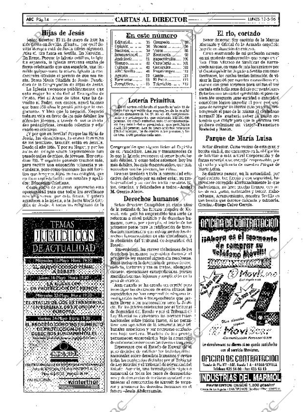 ABC SEVILLA 13-05-1996 página 14