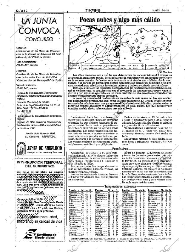 ABC SEVILLA 13-05-1996 página 42