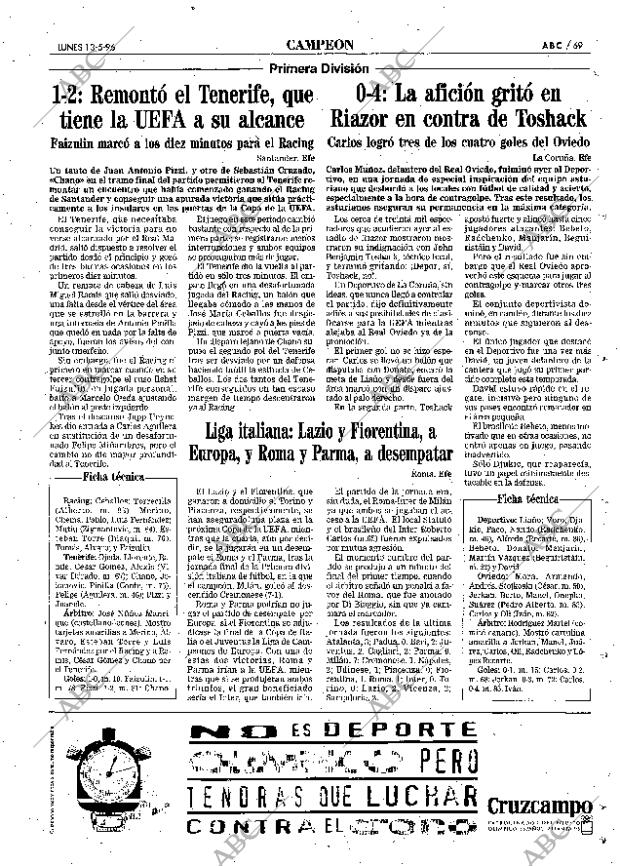 ABC SEVILLA 13-05-1996 página 69