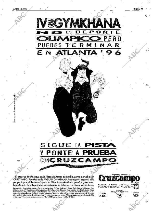 ABC SEVILLA 13-05-1996 página 75