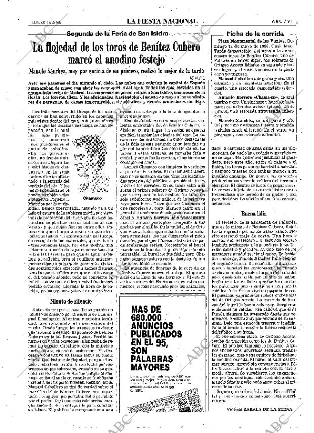 ABC SEVILLA 13-05-1996 página 91