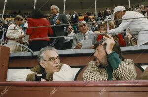 Gabriel García Márquez en la corrida de toros de la Feria de San Isidro