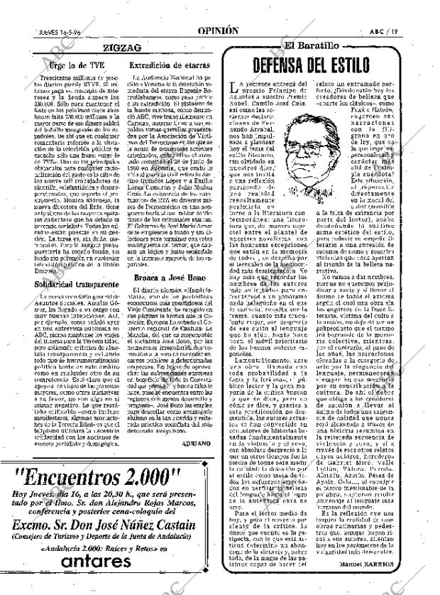 ABC SEVILLA 16-05-1996 página 19