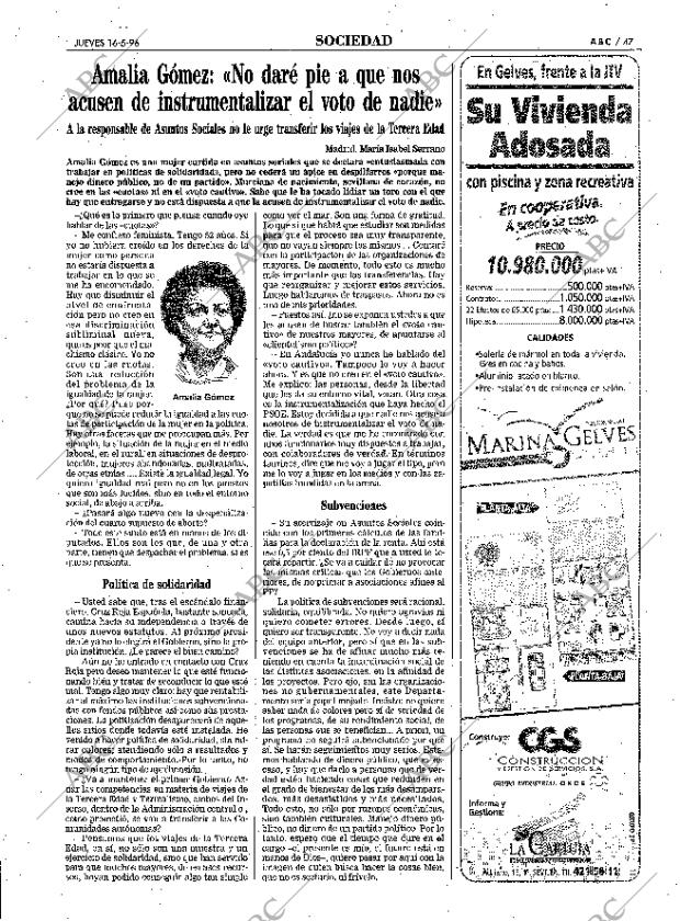 ABC SEVILLA 16-05-1996 página 47