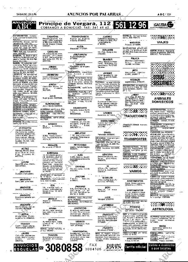 ABC MADRID 18-05-1996 página 109