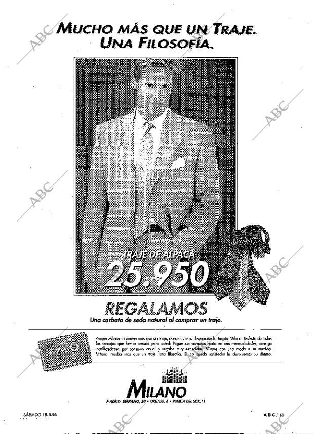 ABC MADRID 18-05-1996 página 13