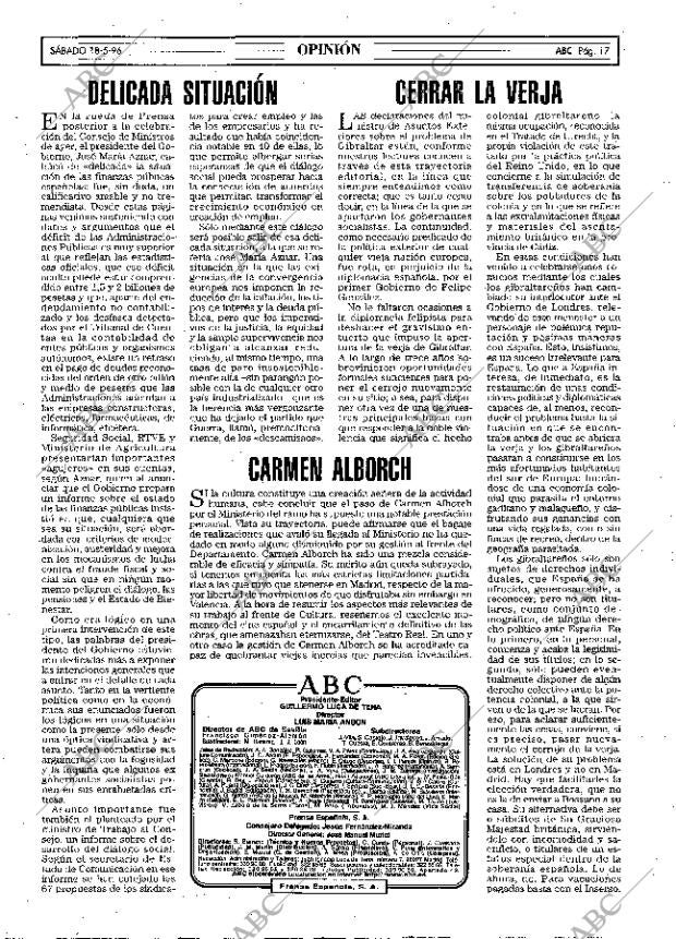 ABC MADRID 18-05-1996 página 17