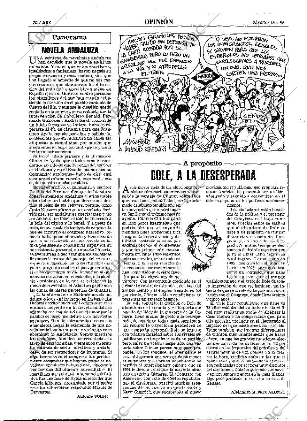 ABC MADRID 18-05-1996 página 20