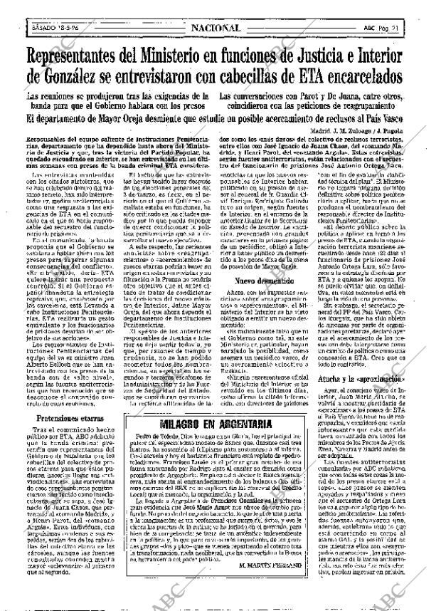 ABC MADRID 18-05-1996 página 21