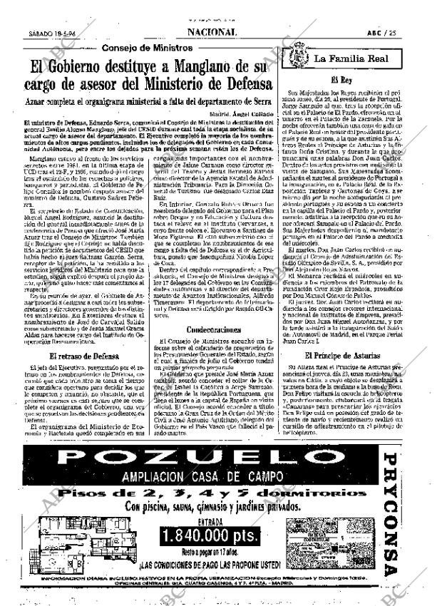 ABC MADRID 18-05-1996 página 25
